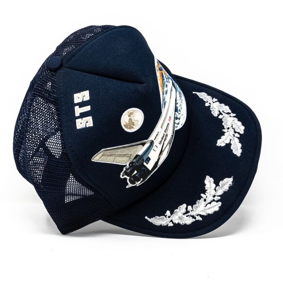 Vintage Space Shuttle STS-3 Mesh Snapback Trucker Hat - Picture 5 of 8